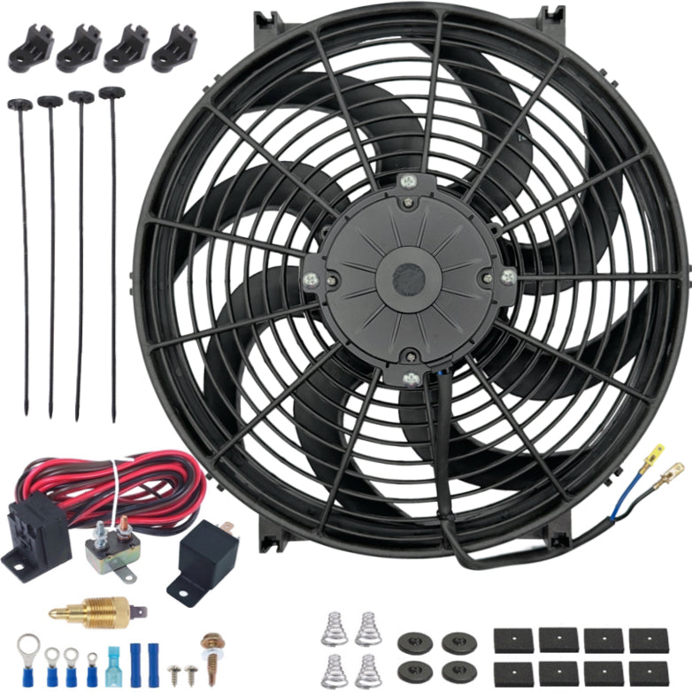 14-15 Inch 180w Electric Radiator Fan Ground Thermostat Wiring Switch –  American Volt