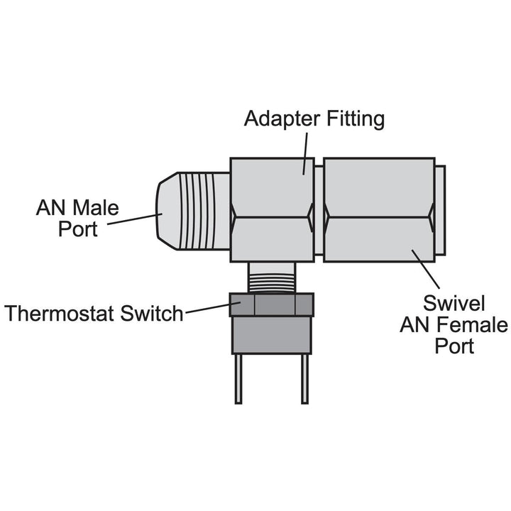 American Volt Radiador de aceite de transmisión, ventilador eléctrico, kit  de interruptor de termostato de manguera de refrigerante, resistente para